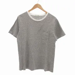 ナノユニバース nano universe Tシャツ 半袖 ボーダー L グレー系 BA72TT0221SK /UO