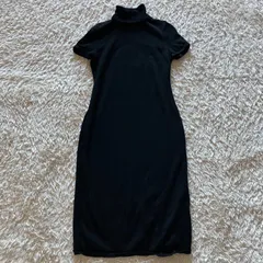 フォクシーニューヨーク　ニットワンピース　半袖　黒　40