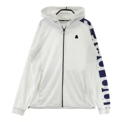 サイズ：M AND PER SE アンパスィ 2025年モデル 長袖フーディ ジップジャケット  ホワイト系 [240101605868] ゴルフウェア レディース ストスト