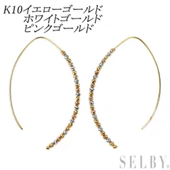 K10YG/WG/PG デザイン ピアス