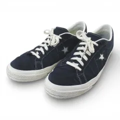 コンバース CONVERSE 35200862 ONE STAR SUEDE   ワンスター スエード ローカットスニーカー 28.0㎝ ネイビー系