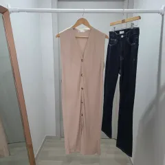 ZARA ロング ニット ベスト