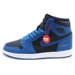NIKE (ナイキ) AIR JORDAN 1 RETRO HIGH OG DARK MARINA BLUE エアジョーダン1 レトロ ダークマリーナブルー ハイカットスニーカー ブラック/ブルー US9/27cm 555088-404