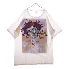 VINTAGE (ヴィンテージ) 90S VINTAGE GRATEFUL DEAD 25TH ヴィンテージ グレートフルデッド 25周年 両面プリント 半袖Tシャツ カットソー ホワイト