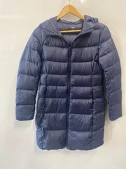 ピ386⚫︎UNIQLO⚫︎ユニクロ⚫︎アウタ⚫︎ダウンコート⚫︎ウルトラライトパーカー⚫︎ダウン90%⚫︎フェザー10%⚫︎収納袋なし⚫︎ダブルジップ⚫︎sizeM⚫︎青
