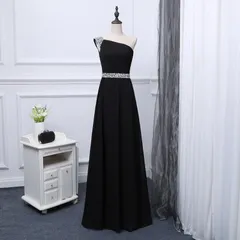 カラードレス 黒 赤 カクテルドレス フォーマルドレス ロングドレス パーティードレス 演奏会 発表会 イブニングドレス ブラック ファスナ
