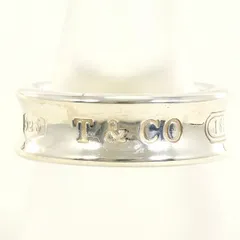 ティファニー　1837　ナロー　シルバー　リング　ring　指輪　11.5号　総重量約7.4g