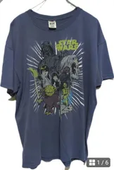 スター・ウォーズ 半袖Tシャツ XL　古着　グレー　90s　ヴィンテージ 映画