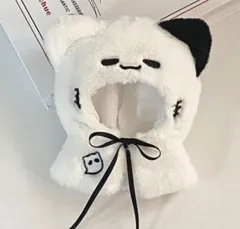 10cm 着せ替え ぬいぐるみ服 ポンチョ ハロウィン クリスマス 白黒 服 コスプレ ぬい活 推し活 推しぬい 綿人形 棉花娃娃 ちびぬい服 ちび