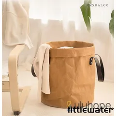 【新品・未使用】 ランドリーバスケット 北欧 洗える おしゃれ 折りたたみ式 洗濯かご 玩具収納 北欧風 大容量 シンプル 省スペース