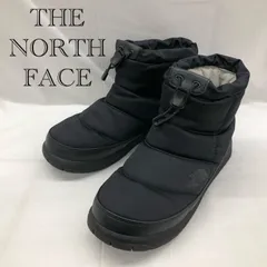 THE NORTH FACE ノースフェイス ヌプシブーティー ウォータープルーフ V ショート NFW51782 スノーブーツ 25.0cm ブラック 黒 レディース