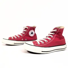 人気アイテム◎【CONVERSE】コンバース スニーカー ハイカット シューズ M9621 ALLSTAR オールスター カジュアル おしゃれ シンプル 定番 大人気 ロゴ 刺繍 ライン レディース 赤 レッド 24cm /M40884HH