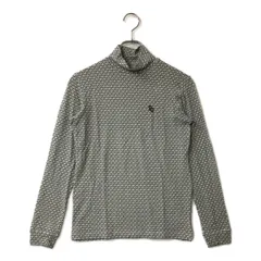 中古 レディース パーリーゲイツ PEARLY GATES 長袖シャツ 0(S) 白 ホワイト ハイネックカットソー 総柄