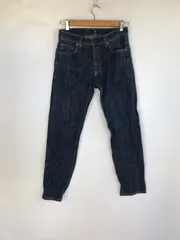 UNIQLO セルビッジ スリムフィットストレートジーンズ メンズ 29 インディゴ 4081202601120016