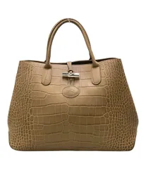ロンシャン トートバッグ ハンドバッグ クロコ型押し ロゾ レディース Longchamp