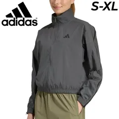 アディダス レディース ウィンドブレーカー adidas CITYTECH ウーブン ジップジャケット 裏地なし 女性 ルーズフィット トラックトップ 丈短め アウター スポーツウェア スポーティ    レディースウェア 服  上着/TC882