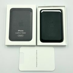 美品】純正 MagSafe対応 iPhone レザーウォレット・ミッドナイト④