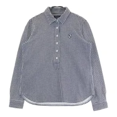 サイズ：1 PEARLY GATES パーリーゲイツ  長袖ポロシャツ 千鳥総柄 ブラック系 [240101585243] ゴルフウェア レディース ストスト