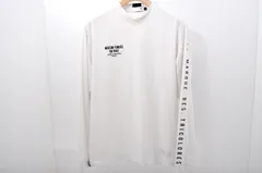 中古 メンズ ルコックスポルティフ le coq sportif 長袖シャツ LL 白 ホワイト モックネック ストレッチ