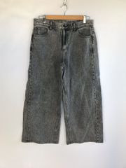 GU ローライズバギージーンズ レディース XL グレー 4081202601120019