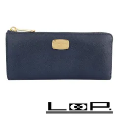 マイケルコース ■未使用■ 長財布 ウォレット 札入れ カード入れ 小銭入れ レザー ネイビー 【535901】10