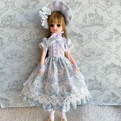 リカちゃん ロリータワンピース ボンネット カフス ソックスセット 森