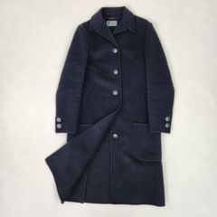 ジャンニヴェルサーチ レザートレンチコート 本革 襟ボア Gianni
