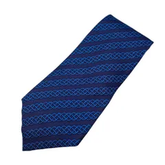 ☆エルメス シェーヌダンクル レジメンタル ネクタイ