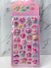 ①②シール　シール帳　デコレーション　素材　キャラクター