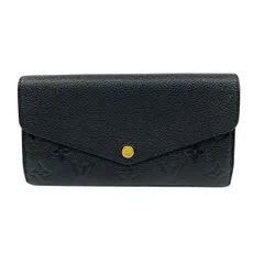 LOUIS VUITTON ルイ・ヴィトン ポルトフォイユ サラ 長財布 M82257 レディース モノグラムアンプラント ブラック 中古