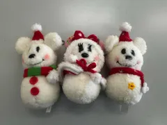 ★ミッキーミニー　雪だるま　25周年ぬいぐるみ 3体セット