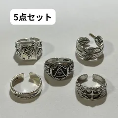 DustSilver DSR0140 指輪　アメカジ　メキシカン　ヴィンテージ　シルバー　リング　クロス　フェザー　イーグル