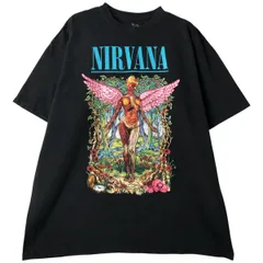 古着 NIRVANA ニルヴァーナ バンドTシャツ バンT メンズXL相当/eaa609309