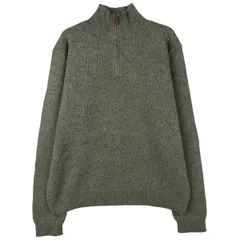 古着 ラルフローレン Ralph Lauren POLO by Ralph Lauren ウールニットハーフジップセーター メンズL相当/eaa607809
