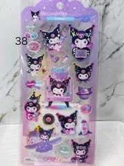 正規品‼️38〜43 シール　サンリオ　キャラクター　シール帳　デコレーション　クロミ　日焼けキティ