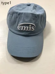 新品 未使用　emis エミス キャップ 帽子 メンズ レディース ゴルフ 男女兼用 アルファベット ベースボール  サマー イン カジュアル UV 日除け シンプル 並行輸入品
