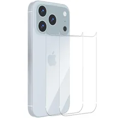 【新品】 For iPhone 17 Pro Max 背面ガラスフィルム Mosasa 背面フィルム 保護フィルム 衝撃吸収 9H硬度 飛散防止 自動吸着 気泡ゼロ 高透過率 高感度 超高質感 1