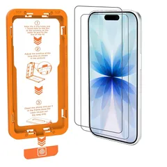 【新品】 【ガラス2枚セット&ガイド枠付き】 iPhone 17 ガラスフィルム 2枚セット 滑らかな手触り 自動除塵/吸着・超簡単貼り付け 3Dラウンドエッジ 米軍規格 指紋認証 全面保護 9H越え 飛散防止 高透過率 ズレ/気泡レス 高光沢 さらさら【 0