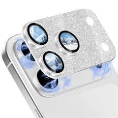 【新品】 CeiBand カメラフィルム iPhone 17 Pro Max対応 レンズカバー アイフォン 17 プロ マックス 用 カメラ保護 アルミ合金縁取り+強化ガラス キラキラ レンズ保護フィルム 高透過率 露出オーバー防止 全体保護 カメラ保護フ 0