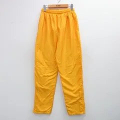 W29/古着 ナイロン パンツ メンズ 90年代 90s 無地 USA製 黄 25nov27