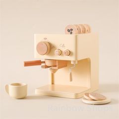 ミニチュア コーヒーメーカー エスプレッソマシン スカイブルー ドール