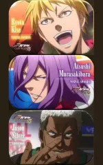 【中古】バッジ・ピンズ(キャラクター) 劇場版 黒子のバスケ LAST GAME＜C＞ まるかくカンバッジ(3個組) 「ジャンプフェスタ2018」