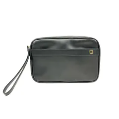 Dunhill ダンヒル クラッチバッグ セカンドバッグ メンズ レザー ブラック 中古