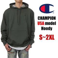 【新品・未使用】【フォレストグラナイトヘザー】【USAモデル】チャンピオン パーカー スウェット メンズ レディース キッズ 大きいサイズ CHAMPION パワーブレンド プルオーバー 無地 裏起毛 大きめ ゆったり おしゃれ ブランド