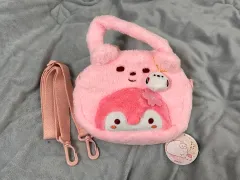 ピンクのペンギンぬいぐるみバッグ（뱁새ぬいぐるみも一緒にお付けします）