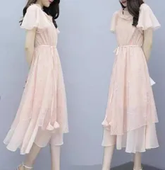 送料無料 未使用 発表会 イベント ワンピ－ス 9号 M (OPN2244)