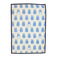 新品 丸眞 ハーフ毛布 ジブリ となりのトトロ 中トトロ 中トトロシルエット ブランケット ポリエステルマイヤー かわいい ふわふわ おしゃれ 防寒グッズ 1125015000