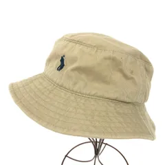 POLO RALPH LAUREN ポロラルフローレン ハット ONESIZE ロゴ/刺繍コットン    ベージュ キッズ / 240001183214