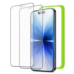 【新品】 【 アンチグレア 】 iPhone 17 用 ガラスフィルム さらさら 液晶 保護 強化ガラス ゲーム用 タッチ感 【反射防止/指紋防止/気泡ゼロ/貼り付け簡単/ガイド枠付き/2枚セット】