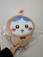 ちいかわ クリスマスジンジャーマン ハチワレ 中型ぬいぐるみ